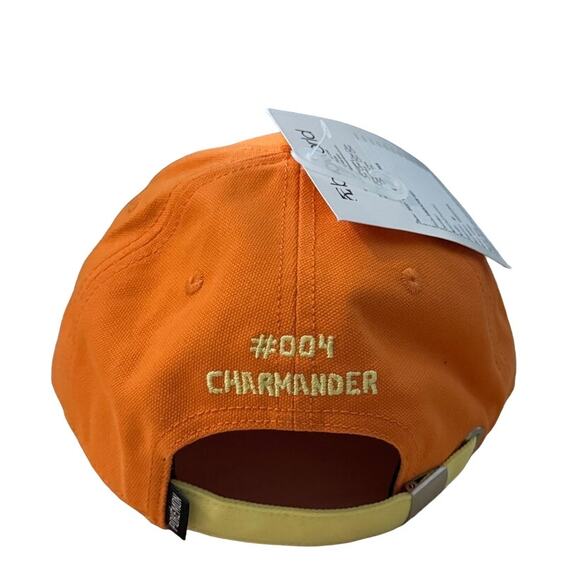 POKEMON Charmander #004 Orange Adjustable Baseball Cap OS Fits Most 14 & Older - Picture 2 of 5
